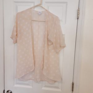 Lularoe Bianka sheer coverup